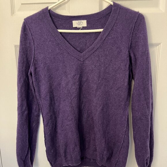 100% cashmere vintage sweater Ann Taylor LOFT - Picture 1 of 4